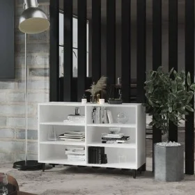 White plywood sideboard 103.5x35x70 cm by vidaXL, Sideboards - Ref: Foro24-806040, Price: 71,95 €, Discount: %