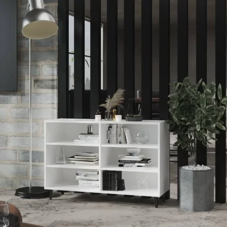 Weißes Sperrholz-Sideboard 103,5 x 35 x 70 cm von vidaXL, Sideboards - Ref: Foro24-806040, Preis: 71,95 €, Rabatt: %