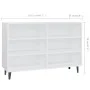 Weißes Sperrholz-Sideboard 103,5 x 35 x 70 cm von vidaXL, Sideboards - Ref: Foro24-806040, Preis: 71,95 €, Rabatt: %
