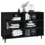 Black plywood sideboard 103.5x35x70 cm by vidaXL, Sideboards - Ref: Foro24-806041, Price: 70,14 €, Discount: %