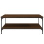 Couchtisch aus eichenbraunem Holzwerkstoff, 100 x 100 x 40 cm von vidaXL, Couchtisch - Ref: Foro24-832847, Preis: 85,11 €, Ra...