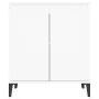 Aparador de madera contrachapada blanco 60x35x70 cm de vidaXL, Aparadores - Ref: Foro24-806076, Precio: 59,62 €, Descuento: %
