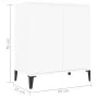 Aparador de madera contrachapada blanco 60x35x70 cm de vidaXL, Aparadores - Ref: Foro24-806076, Precio: 59,62 €, Descuento: %