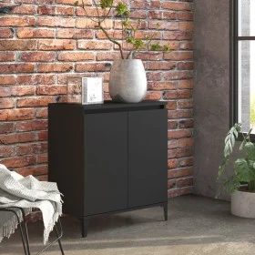 Black plywood sideboard 60x35x70 cm by vidaXL, Sideboards - Ref: Foro24-806077, Price: 63,07 €, Discount: %