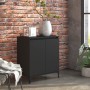 Aparador de madera contrachapada negro 60x35x70 cm de vidaXL, Aparadores - Ref: Foro24-806077, Precio: 66,90 €, Descuento: %