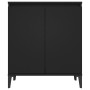 Aparador de madera contrachapada negro 60x35x70 cm de vidaXL, Aparadores - Ref: Foro24-806077, Precio: 66,90 €, Descuento: %