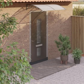 Türvordach aus grauem Polycarbonat 150x100 cm von vidaXL, Markisen - Ref: Foro24-153570, Preis: 74,39 €, Rabatt: %