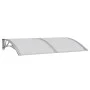 Türvordach aus grauem Polycarbonat 150x100 cm von vidaXL, Markisen - Ref: Foro24-153570, Preis: 80,37 €, Rabatt: %