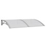 Türvordach aus grauem Polycarbonat 150x100 cm von vidaXL, Markisen - Ref: Foro24-153570, Preis: 74,39 €, Rabatt: %