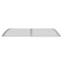 Türvordach aus grauem Polycarbonat 150x100 cm von vidaXL, Markisen - Ref: Foro24-153570, Preis: 80,37 €, Rabatt: %