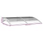 Türvordach aus grauem Polycarbonat 150x100 cm von vidaXL, Markisen - Ref: Foro24-153570, Preis: 74,39 €, Rabatt: %