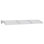 Türvordach aus grauem Polycarbonat 300x100 cm von vidaXL, Markisen - Ref: Foro24-153572, Preis: 95,92 €, Rabatt: %