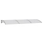 Türvordach aus grauem Polycarbonat 300x100 cm von vidaXL, Markisen - Ref: Foro24-153572, Preis: 92,49 €, Rabatt: %