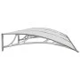 Türvordach aus grauem Polycarbonat 300x100 cm von vidaXL, Markisen - Ref: Foro24-153572, Preis: 95,92 €, Rabatt: %