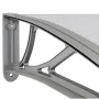 Türvordach aus grauem Polycarbonat 300x100 cm von vidaXL, Markisen - Ref: Foro24-153572, Preis: 95,92 €, Rabatt: %