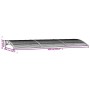 Türvordach aus grauem Polycarbonat 300x100 cm von vidaXL, Markisen - Ref: Foro24-153572, Preis: 92,49 €, Rabatt: %