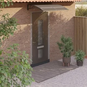 Black polycarbonate door canopy 150x100 cm by vidaXL, Awnings - Ref: Foro24-153573, Price: 76,50 €, Discount: %