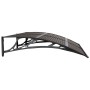 Schwarzes Polycarbonat-Türvordach 150x100 cm von vidaXL, Markisen - Ref: Foro24-153573, Preis: 72,09 €, Rabatt: %