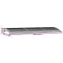 Schwarzes Polycarbonat-Türvordach 300x100 cm von vidaXL, Markisen - Ref: Foro24-153575, Preis: 103,21 €, Rabatt: %