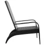 Schwarzer Adirondack-Gartenstuhl aus synthetischem Rattan von vidaXL, Gartenstühle - Ref: Foro24-319694, Preis: 105,56 €, Rab...