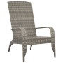 Grauer Adirondack-Gartenstuhl aus synthetischem Rattan von vidaXL, Gartenstühle - Ref: Foro24-319695, Preis: 113,47 €, Rabatt: %