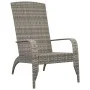 Grauer Adirondack-Gartenstuhl aus synthetischem Rattan von vidaXL, Gartenstühle - Ref: Foro24-319695, Preis: 110,29 €, Rabatt: %