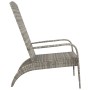 Grauer Adirondack-Gartenstuhl aus synthetischem Rattan von vidaXL, Gartenstühle - Ref: Foro24-319695, Preis: 113,47 €, Rabatt: %