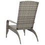 Grauer Adirondack-Gartenstuhl aus synthetischem Rattan von vidaXL, Gartenstühle - Ref: Foro24-319695, Preis: 113,47 €, Rabatt: %