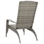 Grauer Adirondack-Gartenstuhl aus synthetischem Rattan von vidaXL, Gartenstühle - Ref: Foro24-319695, Preis: 110,29 €, Rabatt: %