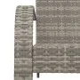 Silla de jardín Adirondack ratán sintético gris de vidaXL, Sillas de jardín - Ref: Foro24-319695, Precio: 110,29 €, Descuento: %
