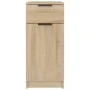 Schreibtischschrank aus Sonoma-Eichensperrholz von vidaXL, Schließfächer und Lagerschränke - Ref: Foro24-811505, Preis: 64,34...