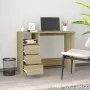 Sonoma Schreibtisch mit Schublade aus Sperrholz 102x50x76 cm von vidaXL, Schreibtische - Ref: Foro24-823035, Preis: 81,42 €, ...