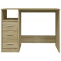 Sonoma Schreibtisch mit Schublade aus Sperrholz 102x50x76 cm von vidaXL, Schreibtische - Ref: Foro24-823035, Preis: 82,68 €, ...