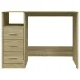 Sonoma Schreibtisch mit Schublade aus Sperrholz 102x50x76 cm von vidaXL, Schreibtische - Ref: Foro24-823035, Preis: 81,42 €, ...