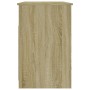 Escritorio cajones madera contrachapada Sonoma 102x50x76 cm de vidaXL, Escritorios - Ref: Foro24-823035, Precio: 84,69 €, Des...