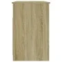 Sonoma Schreibtisch mit Schublade aus Sperrholz 102x50x76 cm von vidaXL, Schreibtische - Ref: Foro24-823035, Preis: 81,42 €, ...