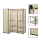 Cremefarbener Eckschrank 130x87x169 cm von vidaXL, Kleiderschränke - Ref: Foro24-282451, Preis: 51,01 €, Rabatt: %
