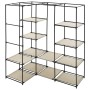 Cremefarbener Eckschrank 130x87x169 cm von vidaXL, Kleiderschränke - Ref: Foro24-282451, Preis: 51,01 €, Rabatt: %