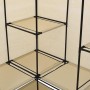 Cremefarbener Eckschrank 130x87x169 cm von vidaXL, Kleiderschränke - Ref: Foro24-282451, Preis: 51,01 €, Rabatt: %