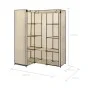 Cremefarbener Eckschrank 130x87x169 cm von vidaXL, Kleiderschränke - Ref: Foro24-282451, Preis: 52,05 €, Rabatt: %