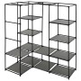 Grauer Eckschrank 130x87x169 cm von vidaXL, Kleiderschränke - Ref: Foro24-282452, Preis: 56,77 €, Rabatt: %