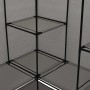 Grauer Eckschrank 130x87x169 cm von vidaXL, Kleiderschränke - Ref: Foro24-282452, Preis: 56,77 €, Rabatt: %