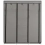 Wardrobe with compartments and rods gray fabric 150x45x175 cm by vidaXL, Wardrobes - Ref: Foro24-282456, Price: 44,01 €, Disc...