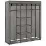 Wardrobe with compartments and rods gray fabric 150x45x175 cm by vidaXL, Wardrobes - Ref: Foro24-282456, Price: 44,01 €, Disc...