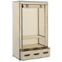 Kleiderschrank aus cremefarbenem Stoff, 87 x 49 x 159 cm von vidaXL, Kleiderschränke - Ref: Foro24-282459, Preis: 53,29 €, Ra...