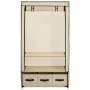 Armario de tela color crema 87x49x159 cm de vidaXL, Armarios roperos - Ref: Foro24-282459, Precio: 49,92 €, Descuento: %