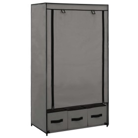 Gray fabric wardrobe 87x49x159 cm by vidaXL, Wardrobes - Ref: Foro24-282460, Price: 50,97 €, Discount: %