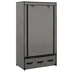 Gray fabric wardrobe 87x49x159 cm by vidaXL, Wardrobes - Ref: Foro24-282460, Price: 47,88 €, Discount: %