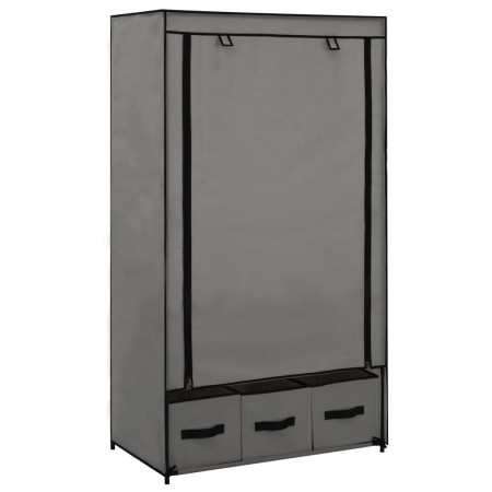 Grauer Stoffschrank 87x49x159 cm von vidaXL, Kleiderschränke - Ref: Foro24-282460, Preis: 50,97 €, Rabatt: %