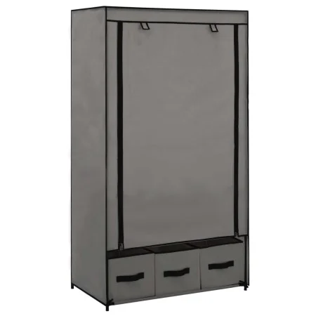 Gray fabric wardrobe 87x49x159 cm by vidaXL, Wardrobes - Ref: Foro24-282460, Price: 49,92 €, Discount: %